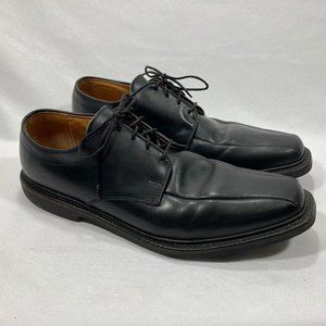 Allen Edmonds Mens Black Leather Shoes Size 11B Warren Lace Up 2212 Bicycle Toe